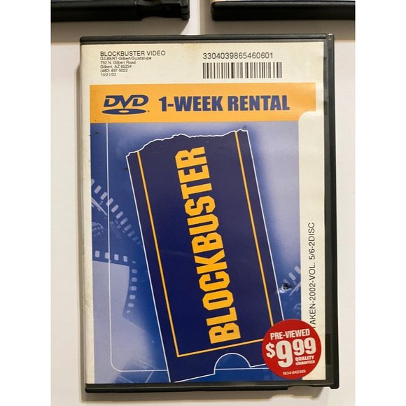 Taken Alien Abduction Blockbuster Rental Cases Vol. 3 4 5 6 DVD - Picture 4 of 11